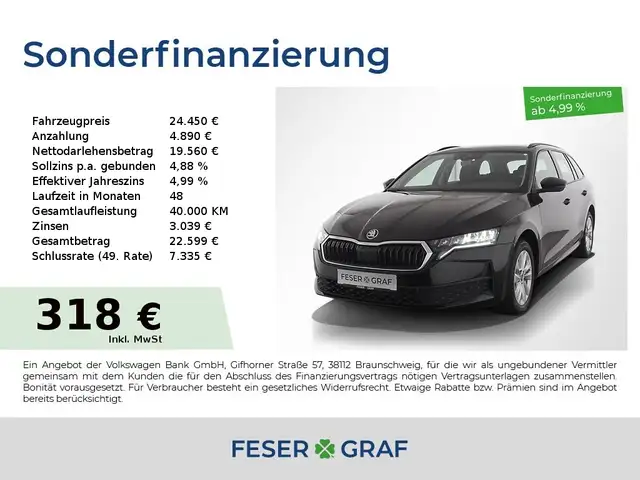 Skoda Octavia 2.0TDI Essence Design-Paket Studio
