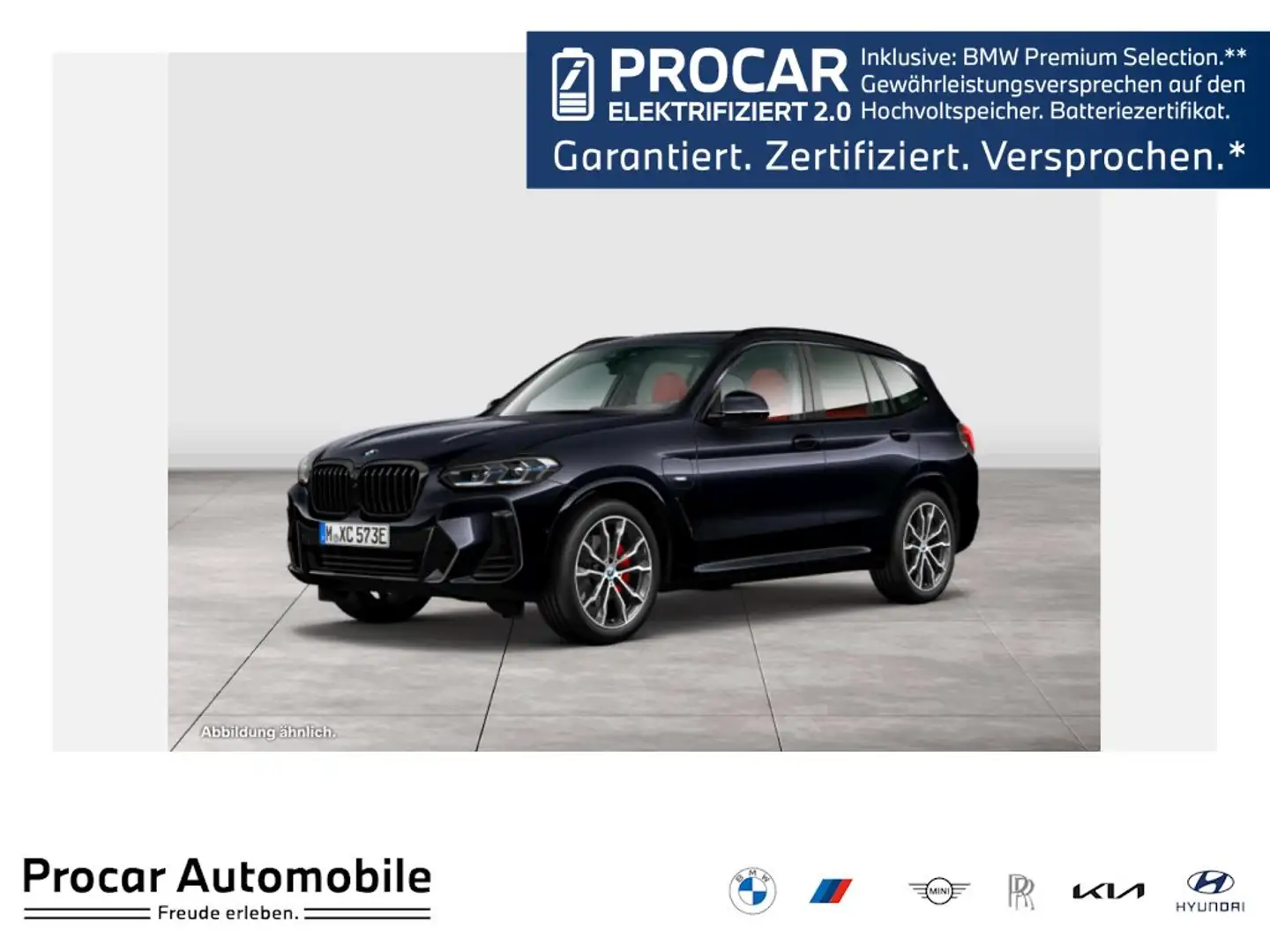 BMW X3 xDrive30e MSport DA PA+ Laser HuD HiFi 20" LMR Schwarz - 1