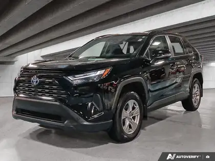 Black 2022 Toyota RAV4 Hybrid SUV / Crossover All-Wheel Drive Automatic