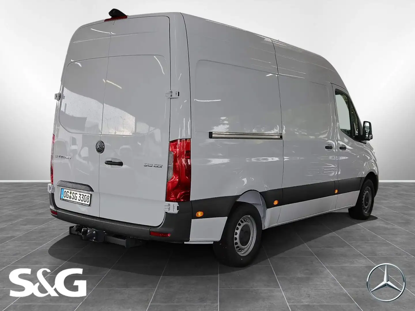 Mercedes-Benz Sprinter 315 CDI MBUX+RüKam+AHK+Holzfußboden Weiß - 2