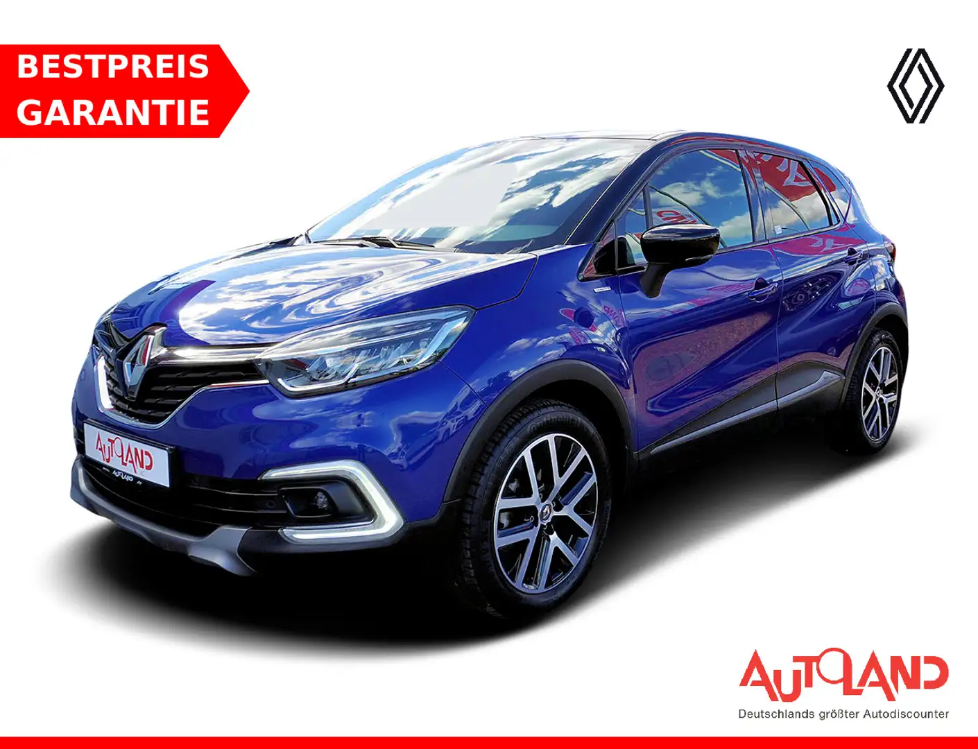 Renault Captur 1.3 TCE LED Navi Kamera AHK Alcantara PDC Blau - 1
