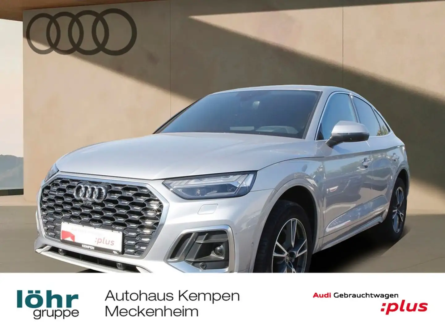 Audi Q5 Sportback 40 TFSI quattro S line 360°CAM Navi+V... Silber - 1