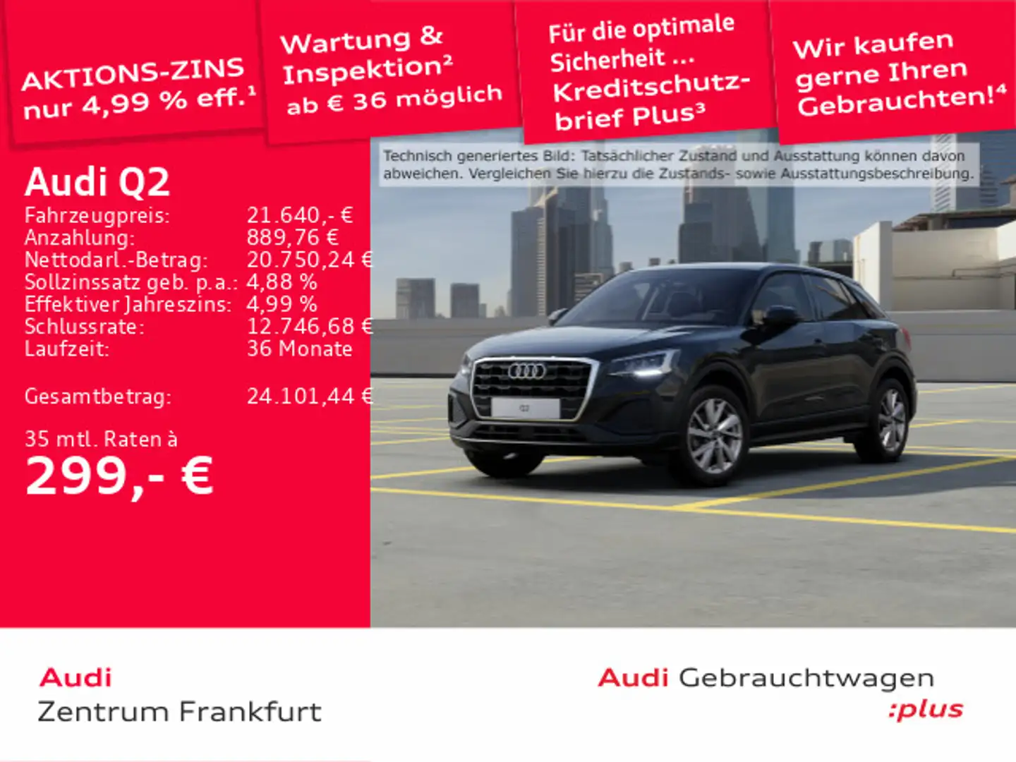 Audi Q2 35 TFSI S tronic LED ACC DAB Tempomat Schwarz - 1