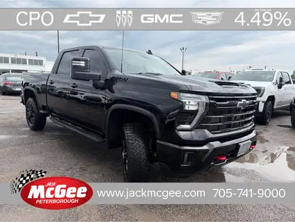 Black 2025 Chevrolet Silverado 2500HD Pickup Truck Four-Wheel Drive Automatic
