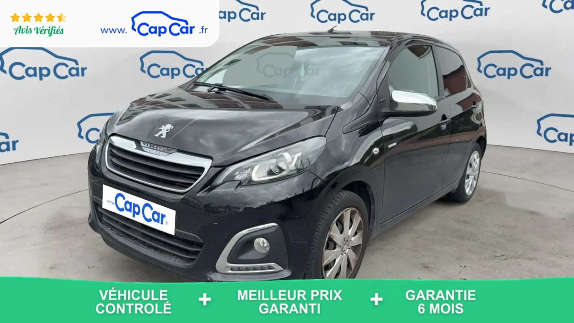 Peugeot 108 1.0 e-VTi 72 Style - Première main Entretien const Noir - 1