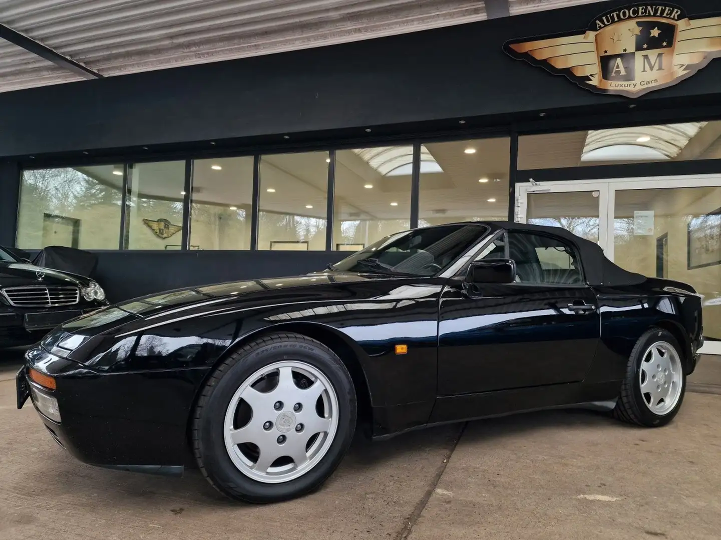 Porsche 944 S2 Cabriolet LEDER/Radio/H-Zulassung Schwarz - 2