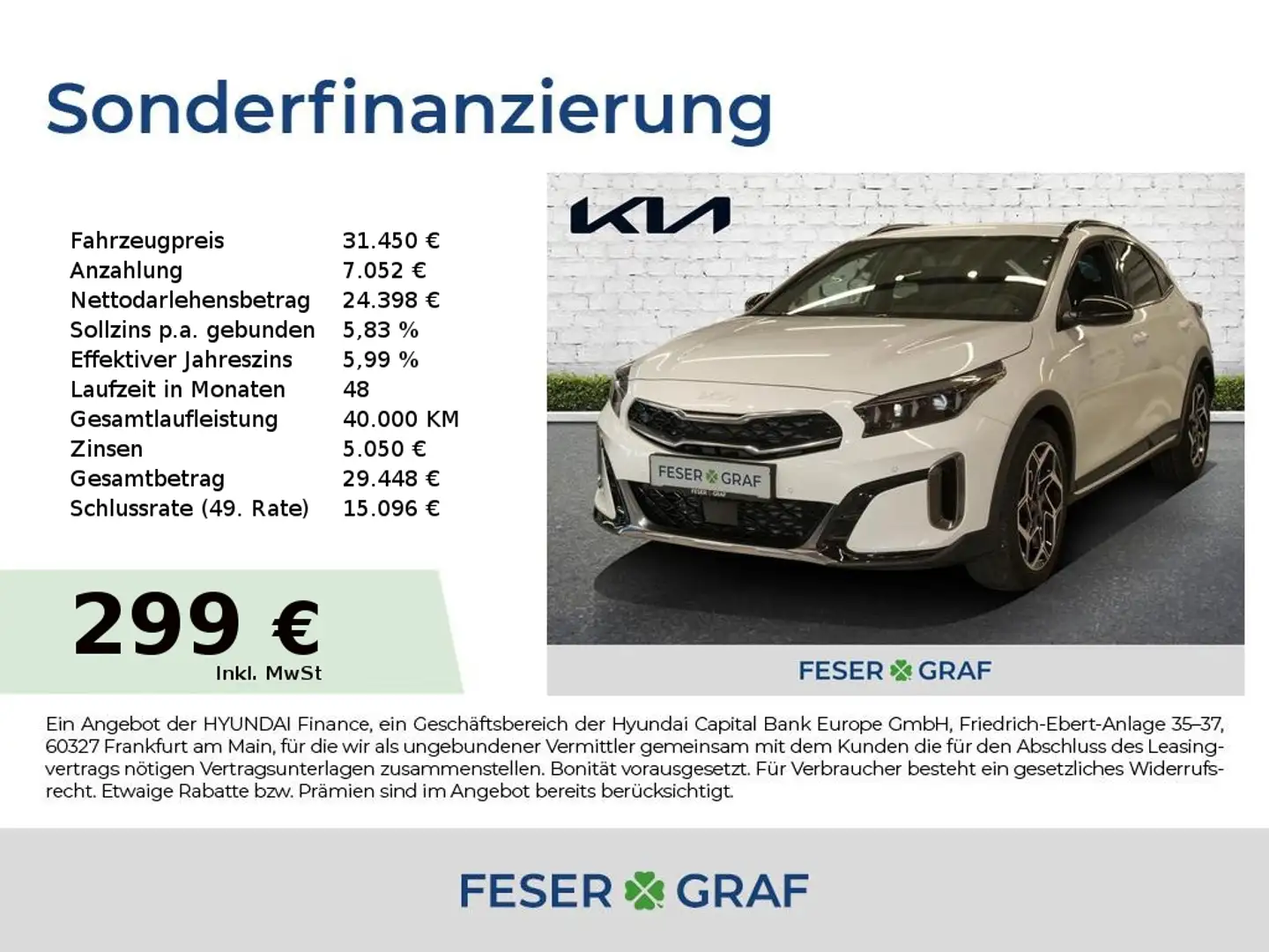 Kia XCeed 1.6T 180 DCT GT-LINE LEDER NAVI KLIMA UVM. Weiß - 1