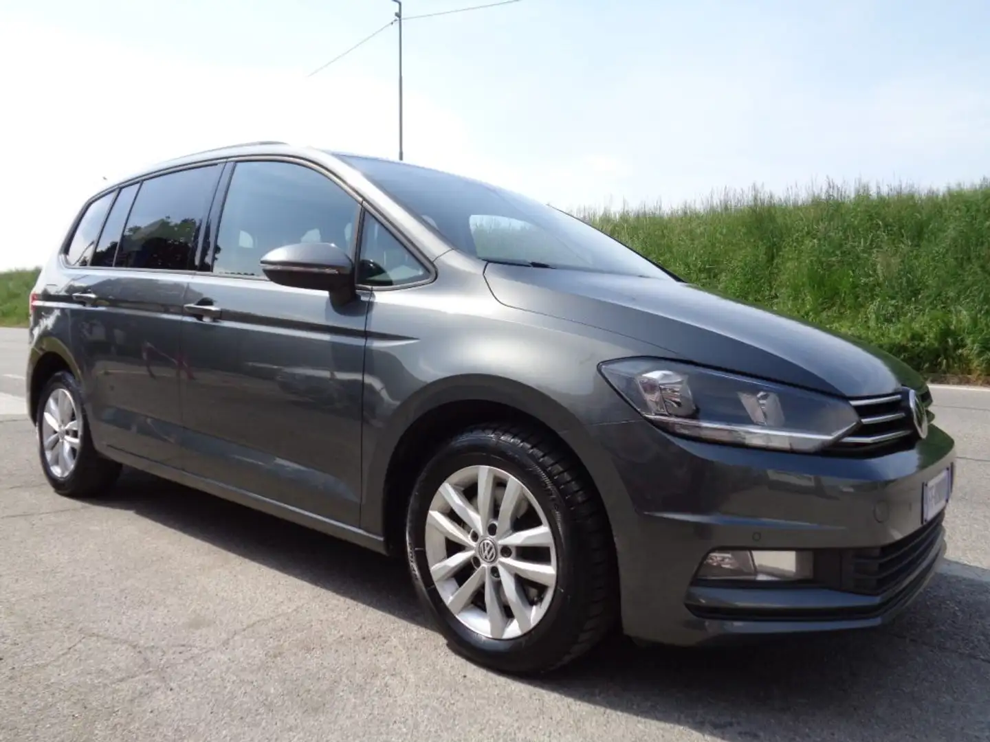 Volkswagen Touran 2.0TDI 7p. manuale GARANZIA,km certificati VOLKSW. Grigio - 2
