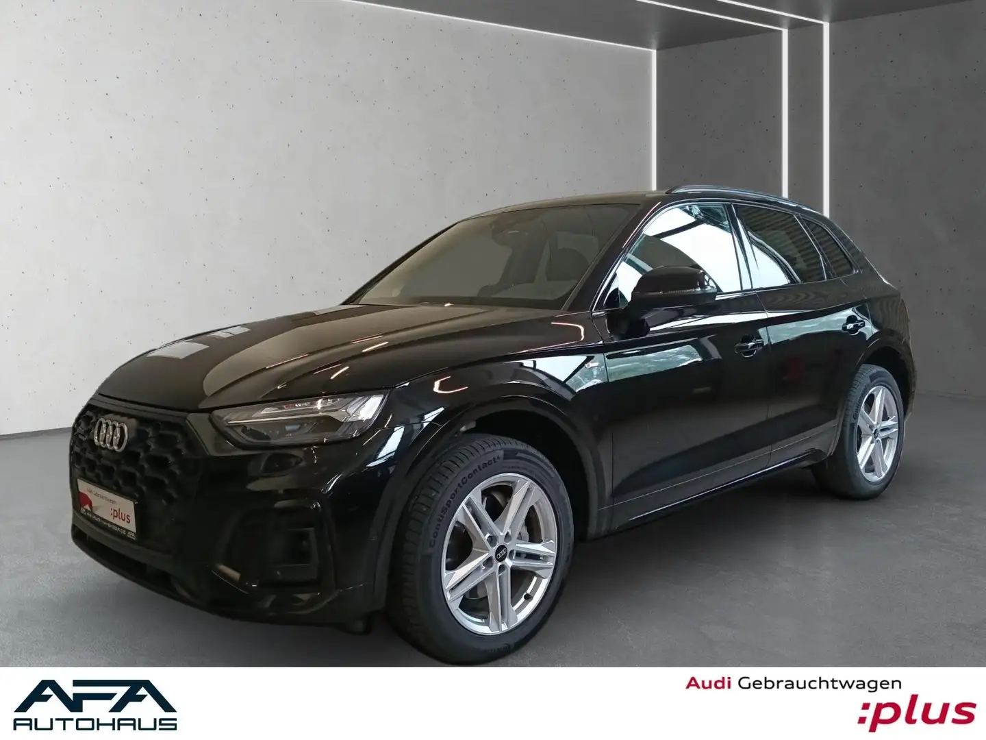 Audi Q5 45 TFSI quattro S tronic S-Line*AHK*RFK*ACC*opt.sc Zwart - 1