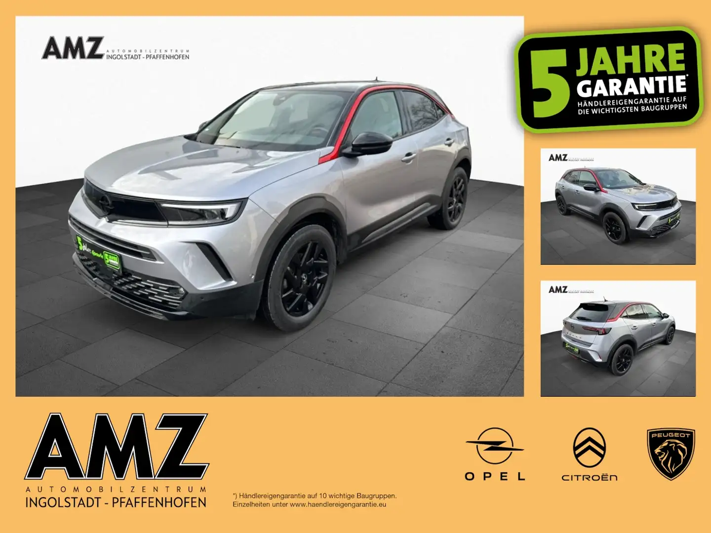Opel Mokka GS-Line 136PS KAM W-PAKET Klimaauto PDC Gris - 1