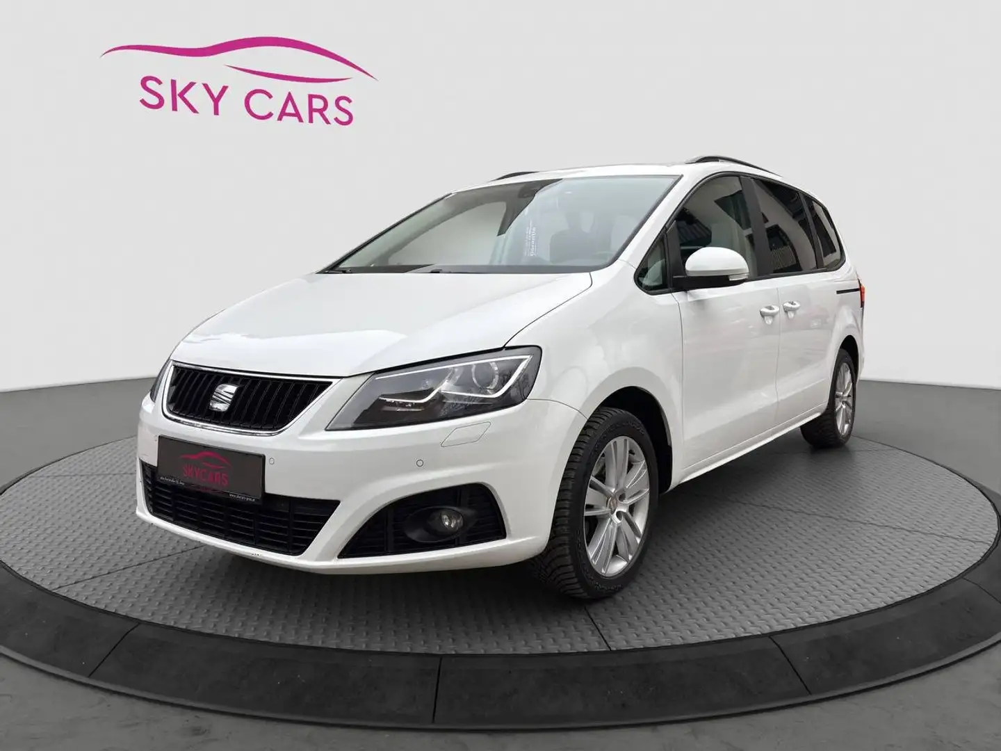 SEAT Alhambra Style 2.0 TDi Automatik, 177Ps, 7sitzer, Navi, Weiß - 1