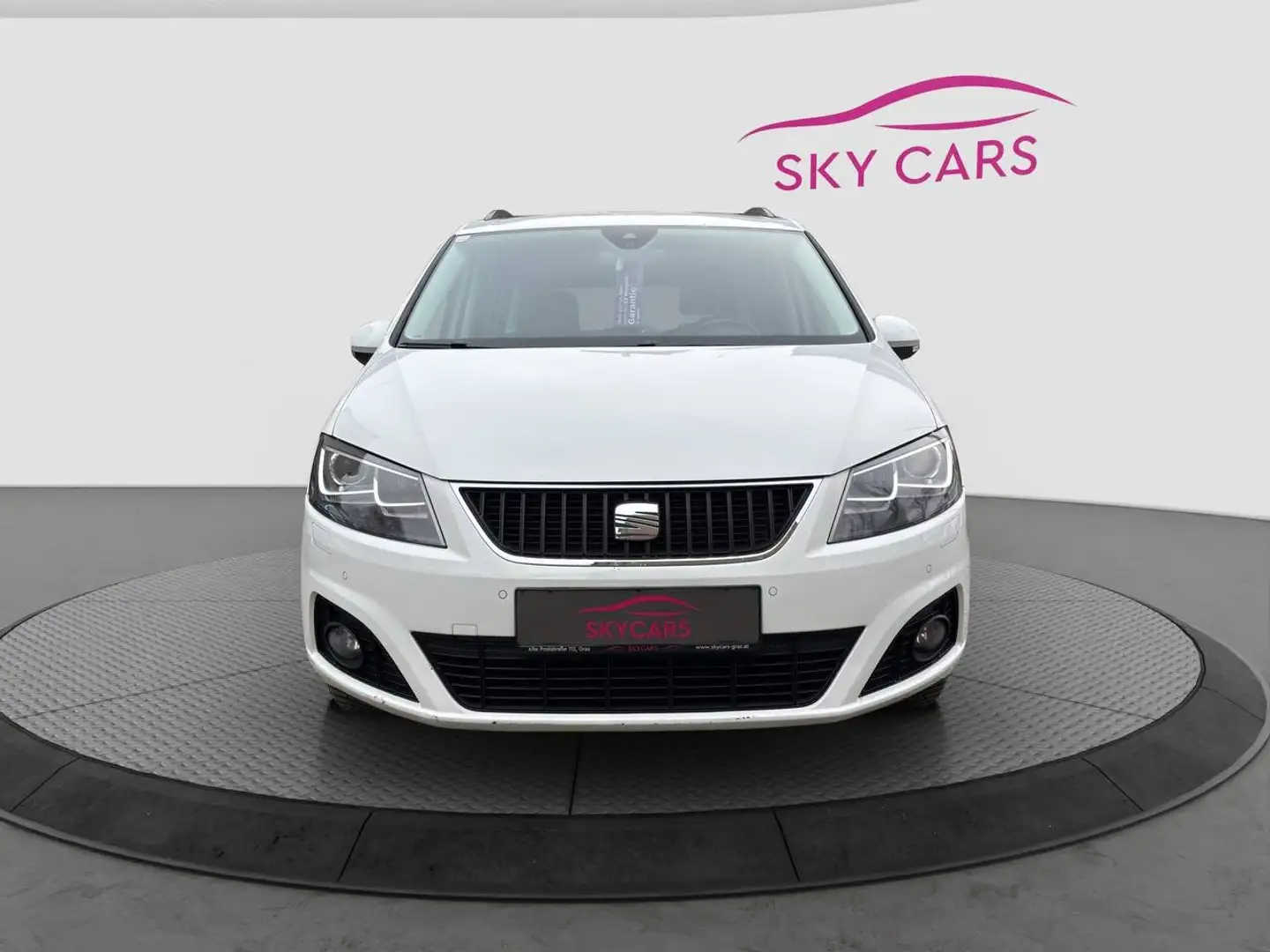 SEAT Alhambra Style 2.0 TDi Automatik, 177Ps, 7sitzer, Navi, Weiß - 2