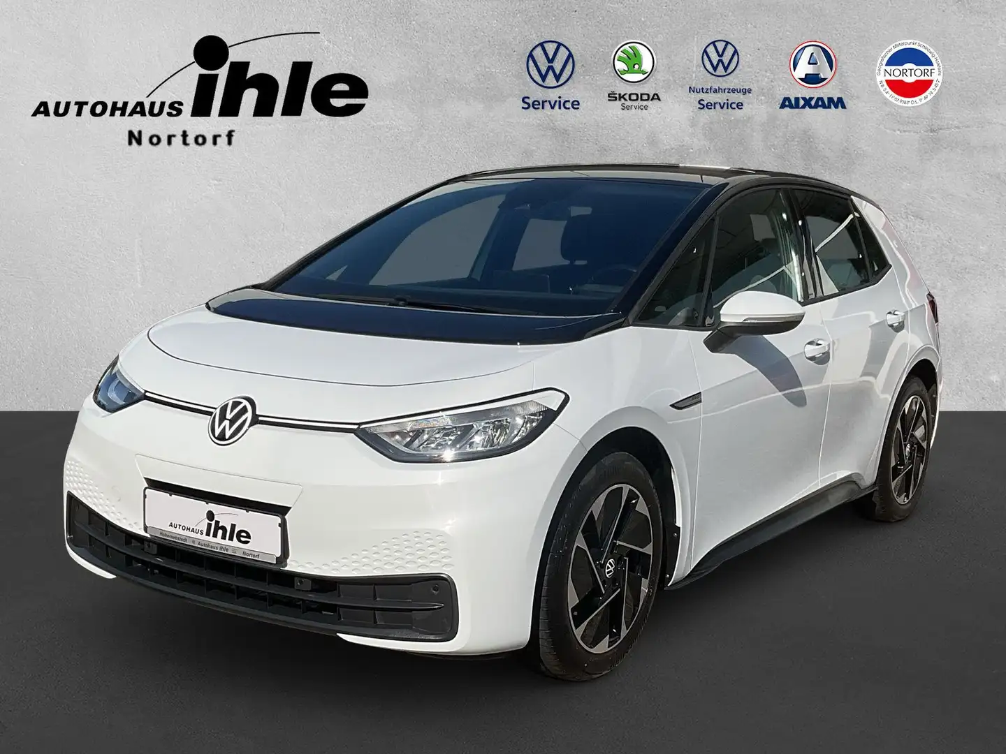 Volkswagen ID.3 Life PDC ACC Navi Pro LED Sitzhzg Klima Weiß - 1