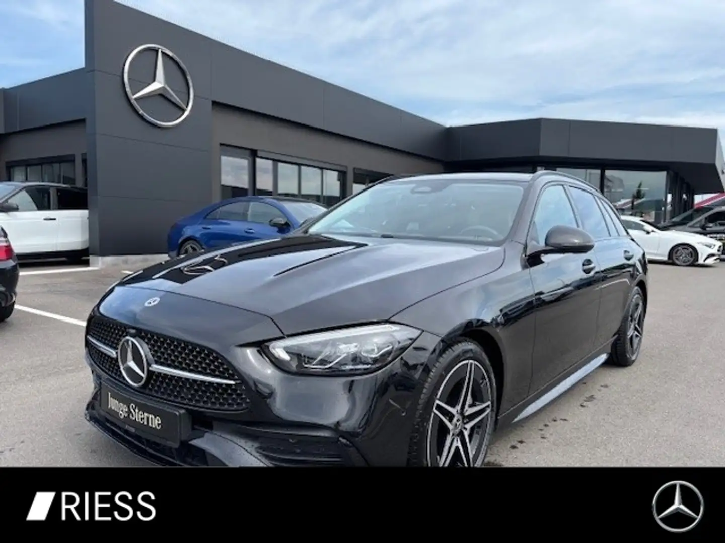 Mercedes-Benz C 220 d T AMG Sport Night Navi LED Pano W-Paket Schwarz - 1