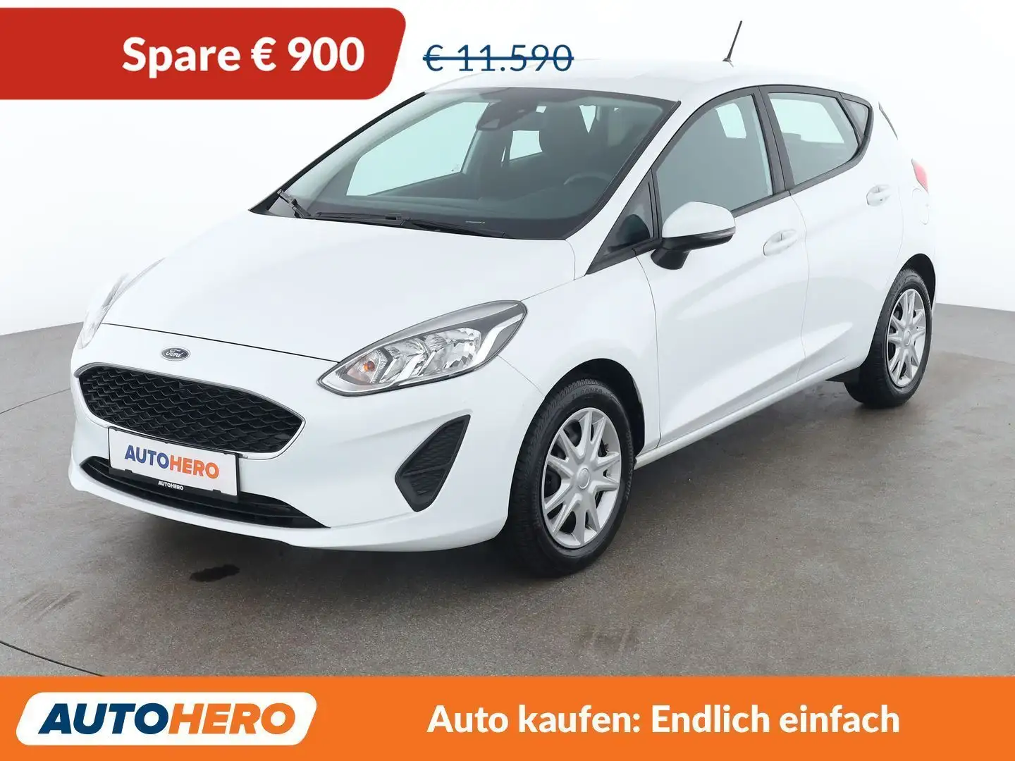 Ford Fiesta 1.1 Trend Weiß - 1
