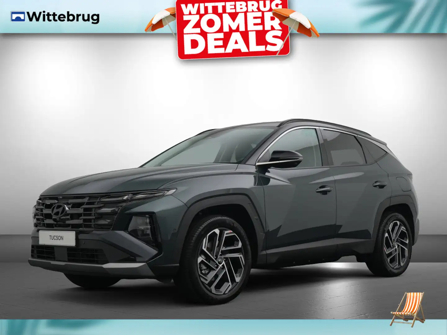 Hyundai TUCSON 1.6 T-GDI PHEV Comfort Smart FACELIFT Plug-In Hybr Groen - 1