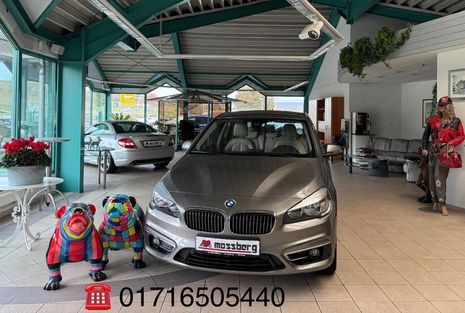 BMW 218 "Luxury"*NAVI*18"ALU'S*LEDER* Grau - 1