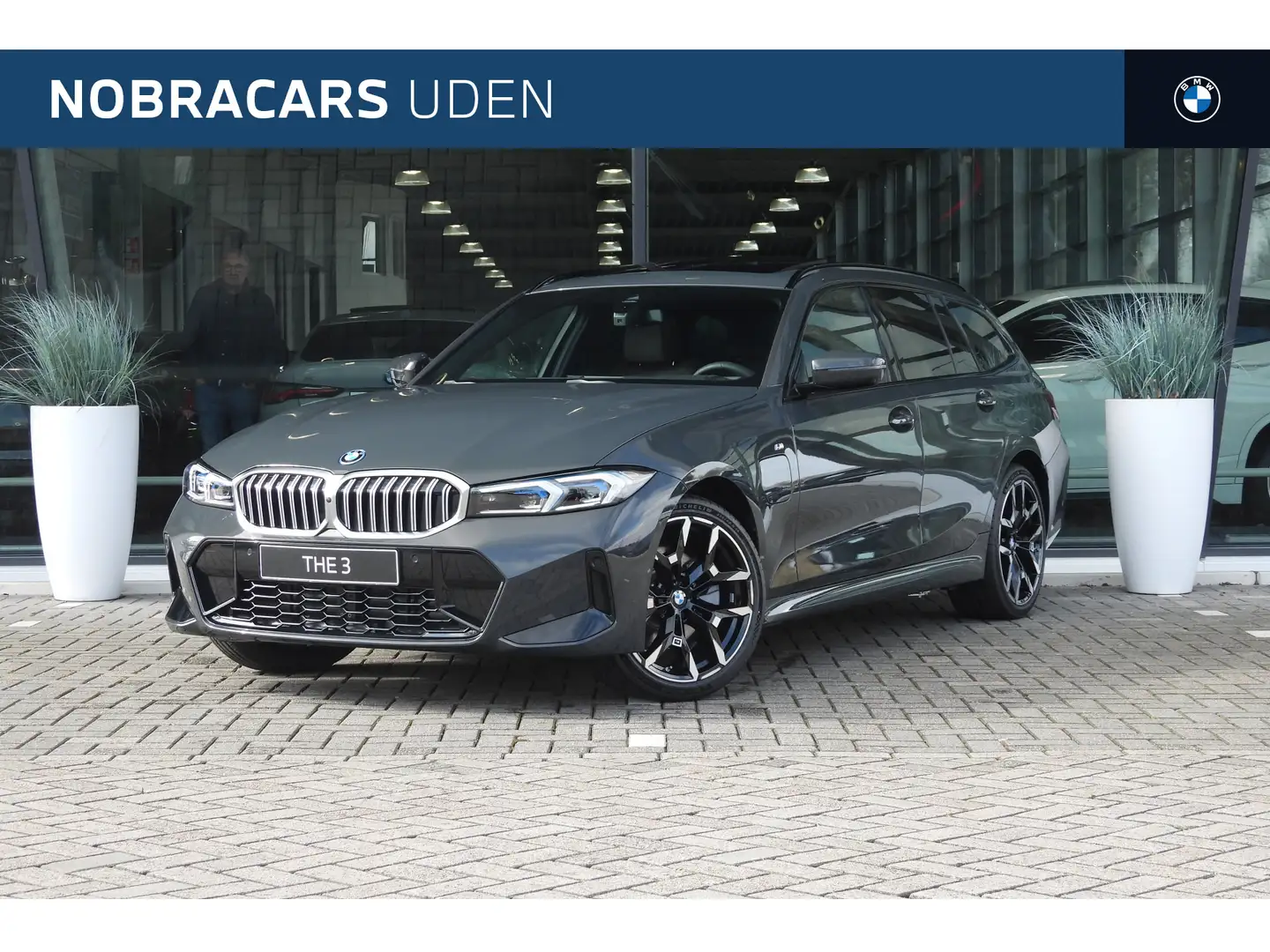 BMW 330 3 Serie Touring 330e High Executive M Sport Automa Grijs - 1