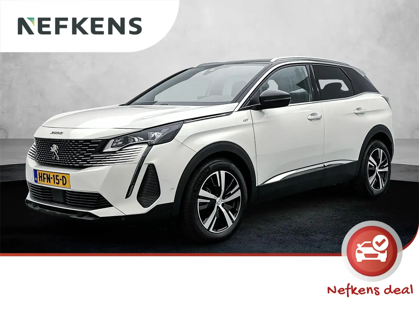 Peugeot 3008 SUV GT 180 pk Automaat | Navigatie | Achteruitrijc Wit - 1
