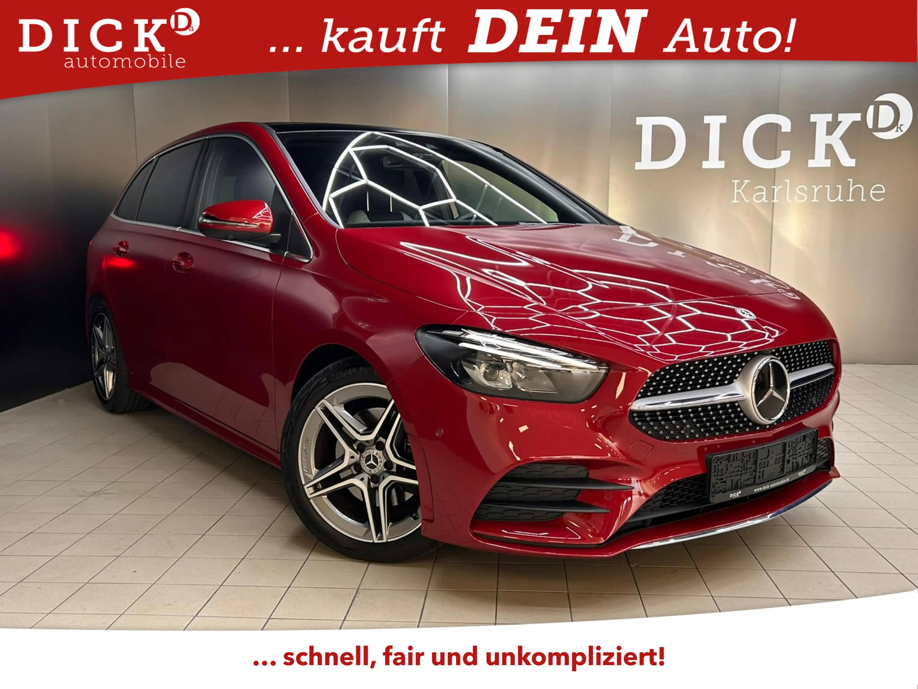 Mercedes-Benz B 220 d 9G 2X AMG Line WIDESC+STDHZ+LED+360+ACC+