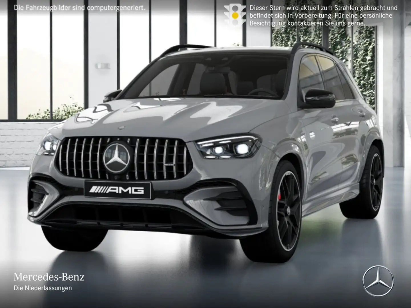 Mercedes-Benz GLE 53 AMG GLE 53 HYBRID 4M NIGHT+PANO+360+AHK+22"+HUD+SPUR Grau - 2