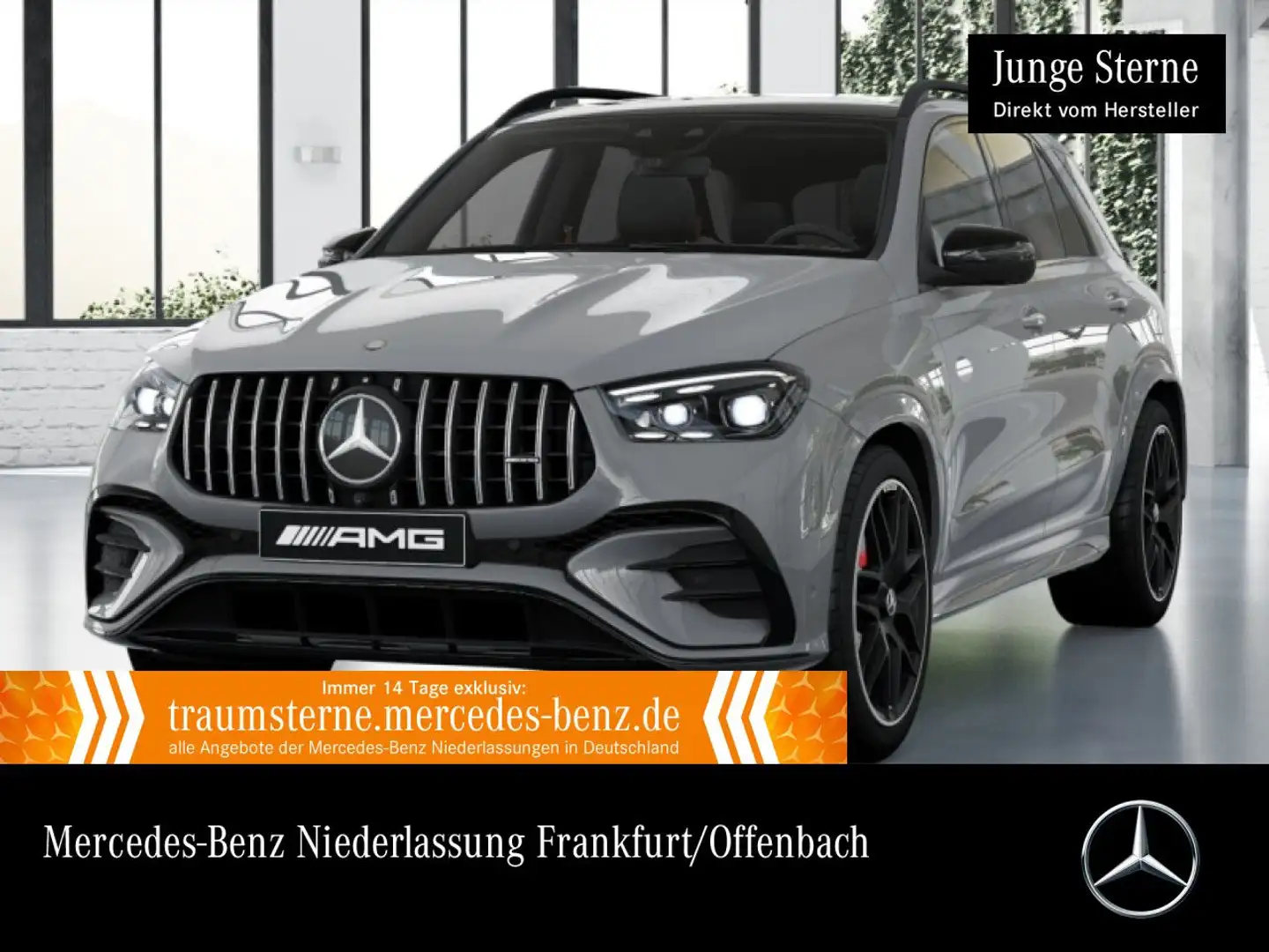 Mercedes-Benz GLE 53 AMG GLE 53 HYBRID 4M NIGHT+PANO+360+AHK+22"+HUD+SPUR Grau - 1