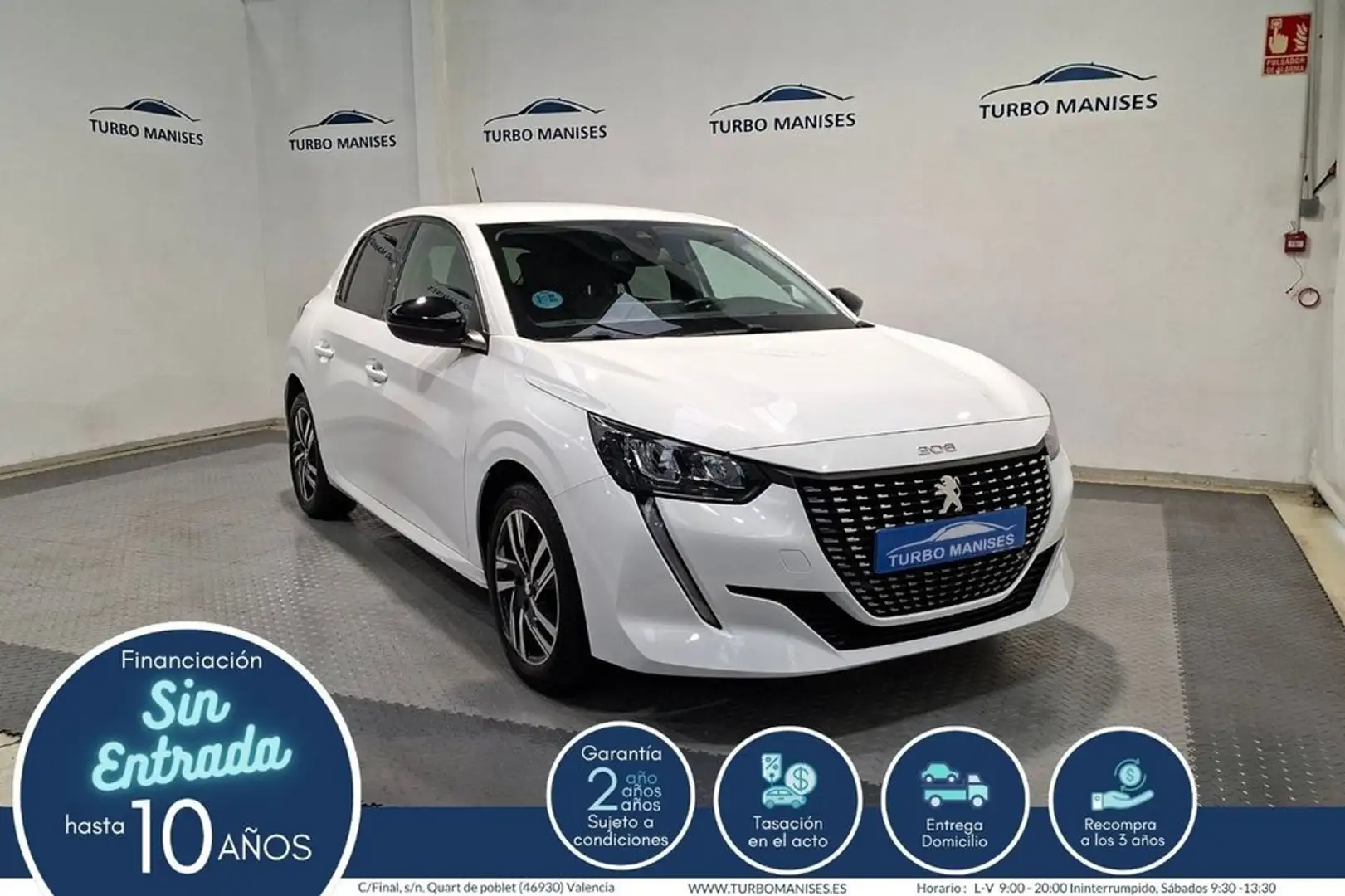 Peugeot 208 1.2 Puretech S&S Allure 100 Blanc - 1