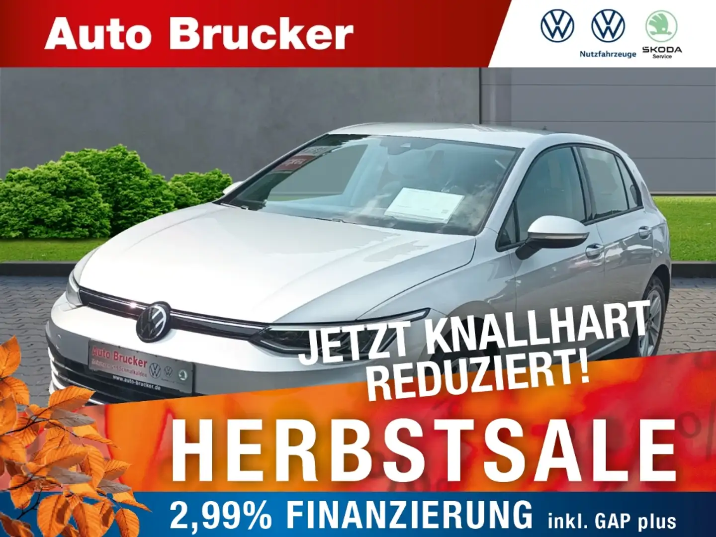 Volkswagen Golf VIII Life 1.0 TSI +Sitzhzg.+ Lenkradhzg.+Tempomat Silber - 1