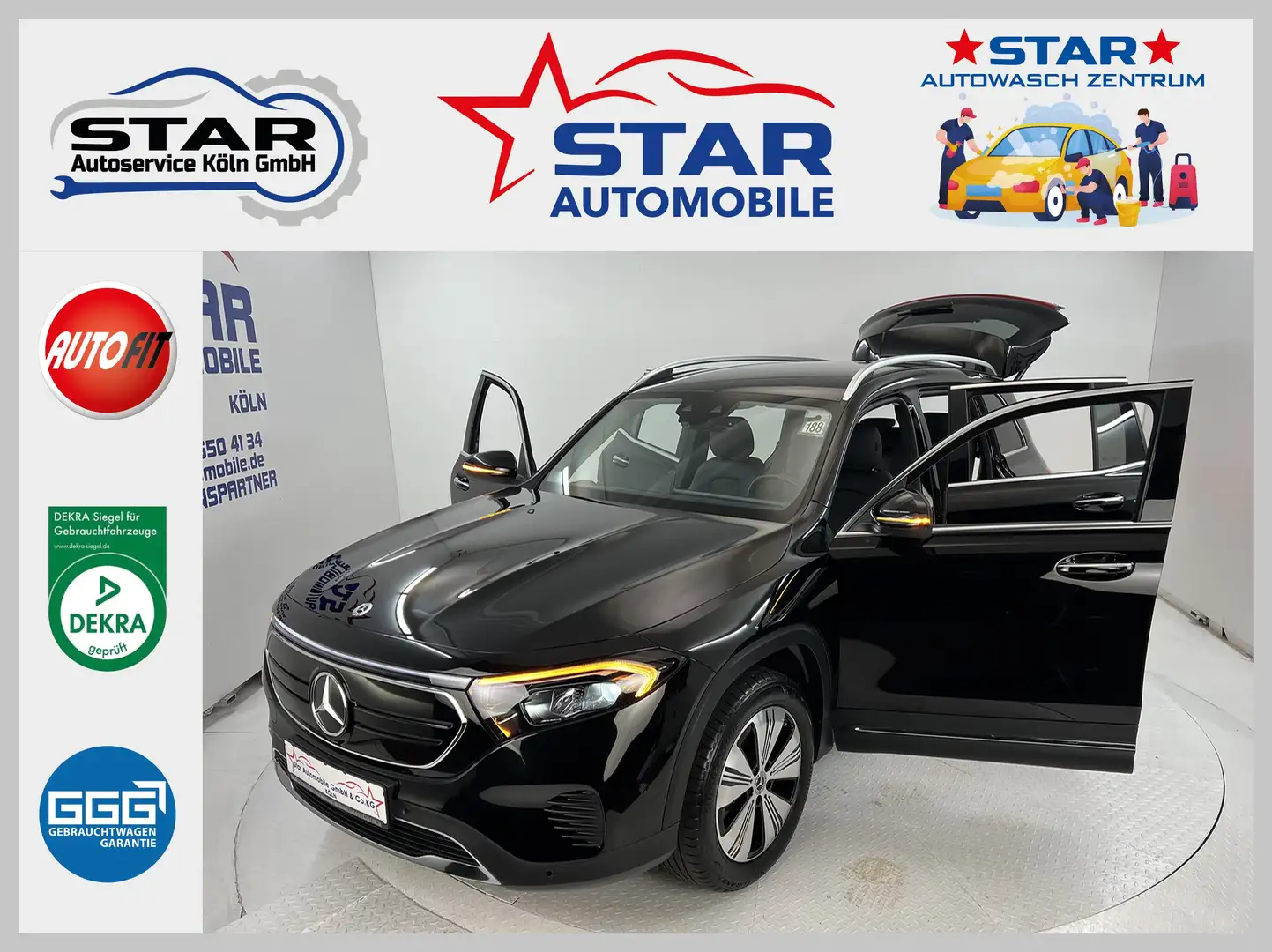 Mercedes-Benz EQB 250 Advanced Plus*MBUX*KAMERA*LED*NAVI*H-Up*SH*KEYLESS Negro - 1