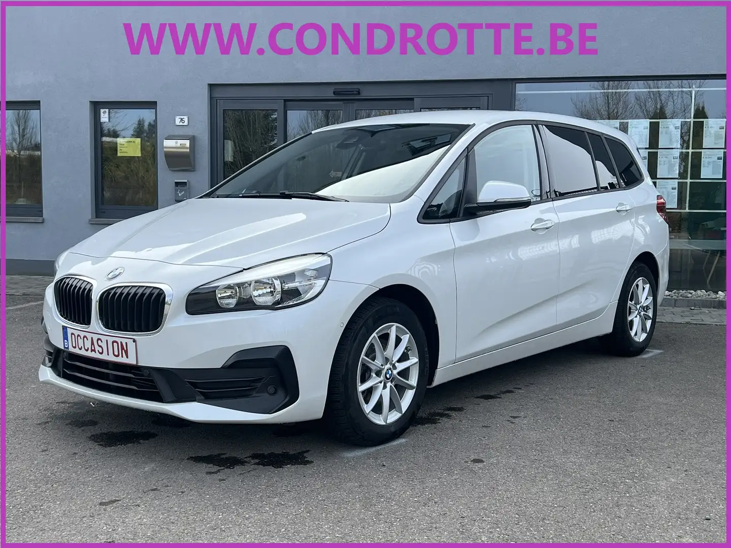 BMW 216 1.5 D 116 CV GRAN TOURER PACK BUSINESS CAMERA Blanc - 1