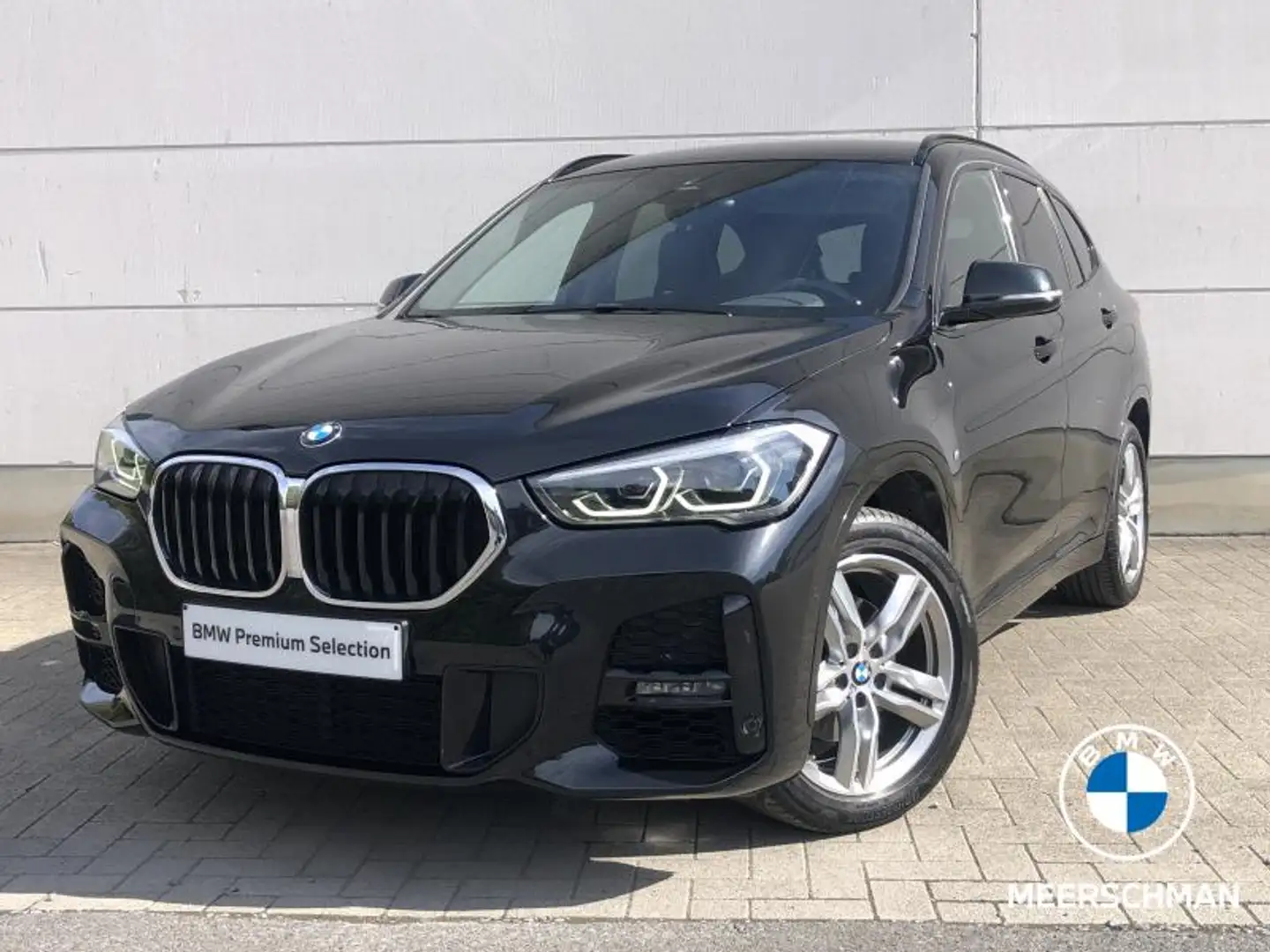 BMW X1 Msportpack dab gps pdc cam Zwart - 1