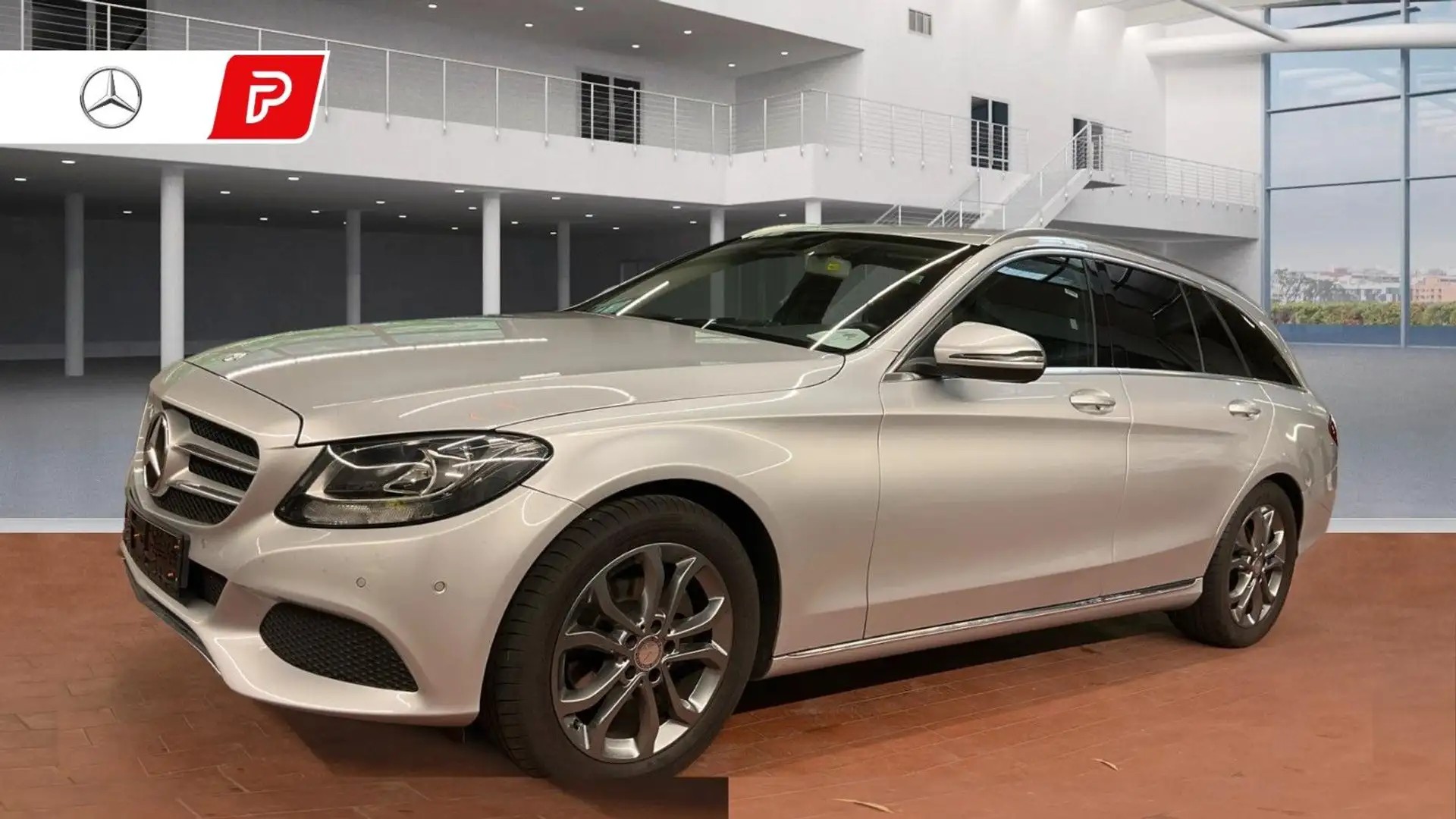 Mercedes-Benz C 180 T CGI Avantgarde NAVI PDC 2HD Argent - 1