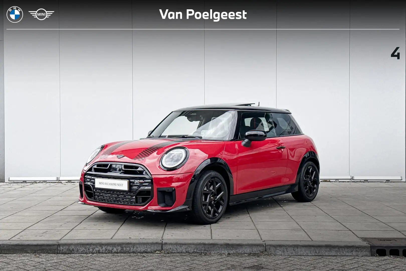 MINI Cooper C John Cooper Works Pakket M / Glazen Dak / Black Pa Червоний - 1