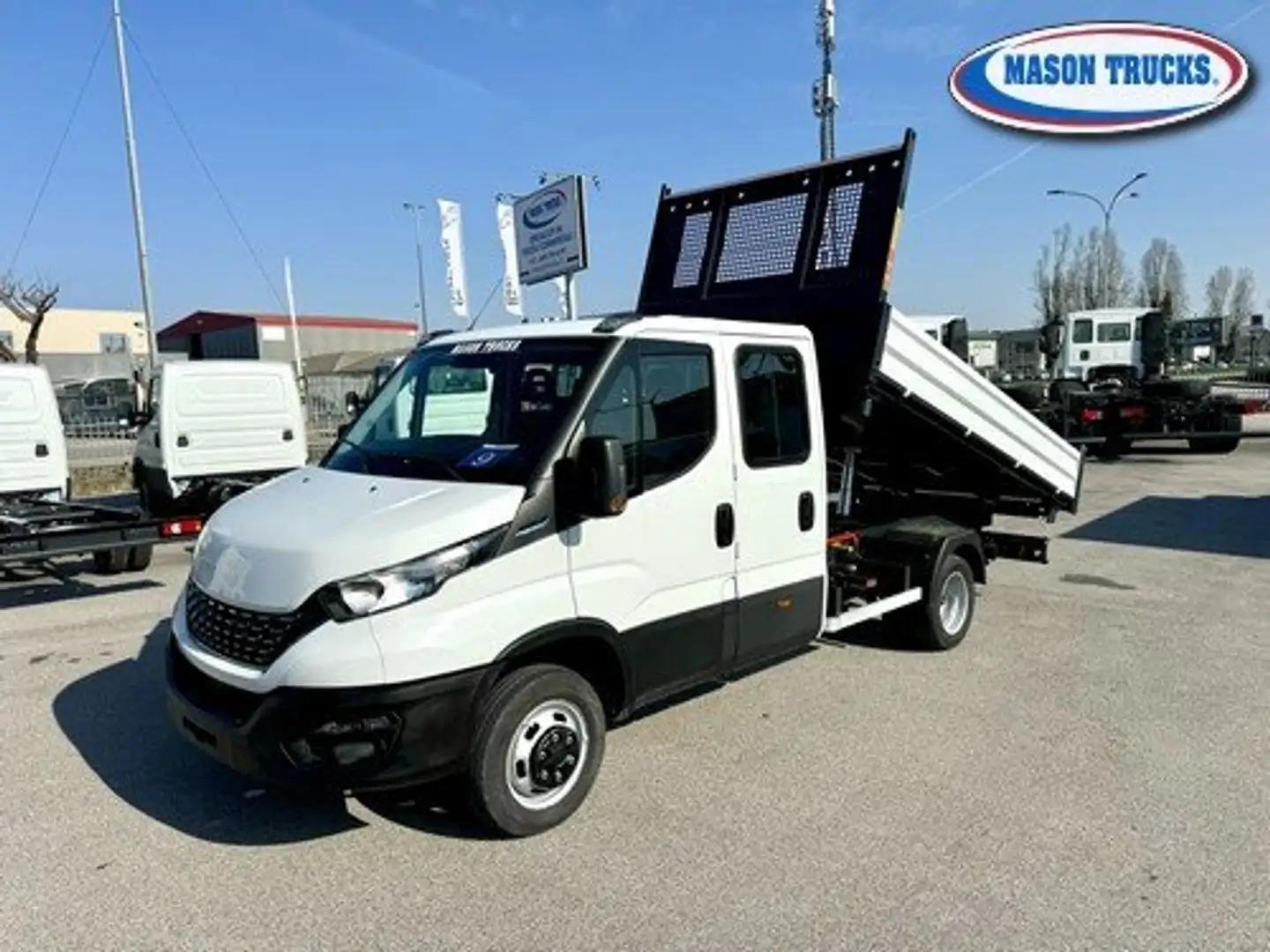 Iveco Daily 52c160 Doppia Cabina, patente C Blanc - 2