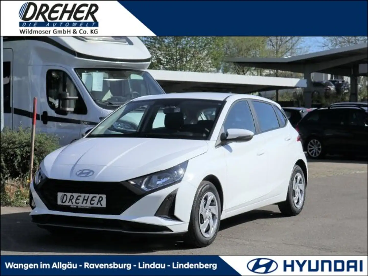 Hyundai i20 i20 1.2 T-GDI Select Funktionspaket Navi / Klima Weiß - 1