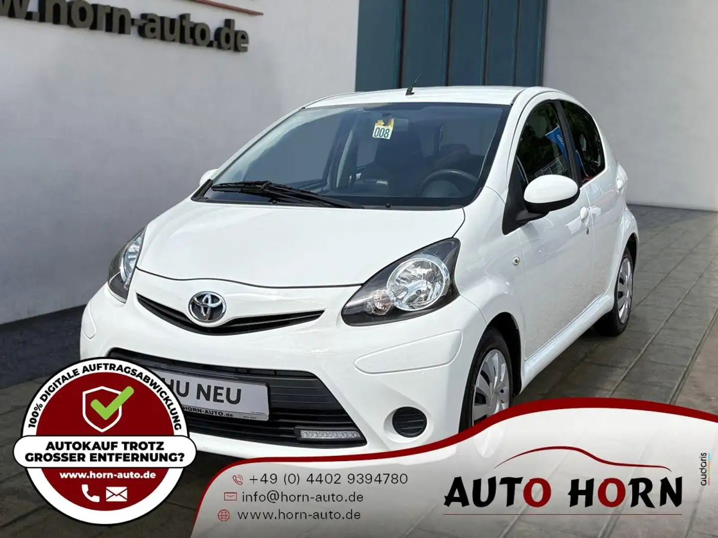 Toyota Aygo 1.0 Cool&Go*Klima*5trg.*Navi*50KW*TÜV Neu Blanc - 1