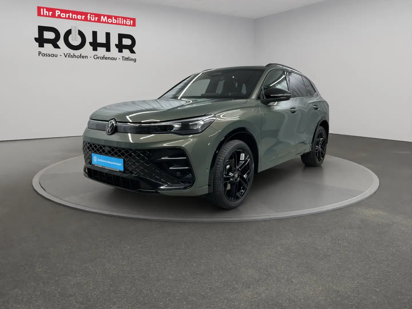 Volkswagen Tiguan Allspace R-Line (Standheizung.AHK.ACC) 2.0 TD 4M DSG Grün - 2
