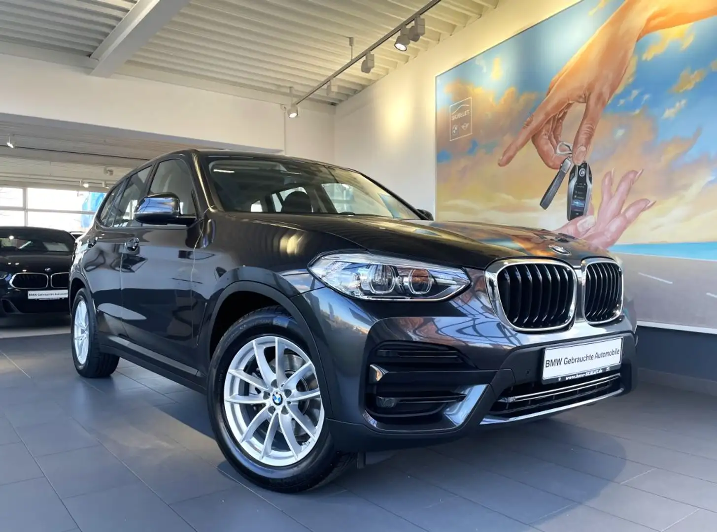 BMW X3 xDr.20d Aut. LED+AHK+HIFI+NAVI+SITZH+PDC+18* Grau - 2