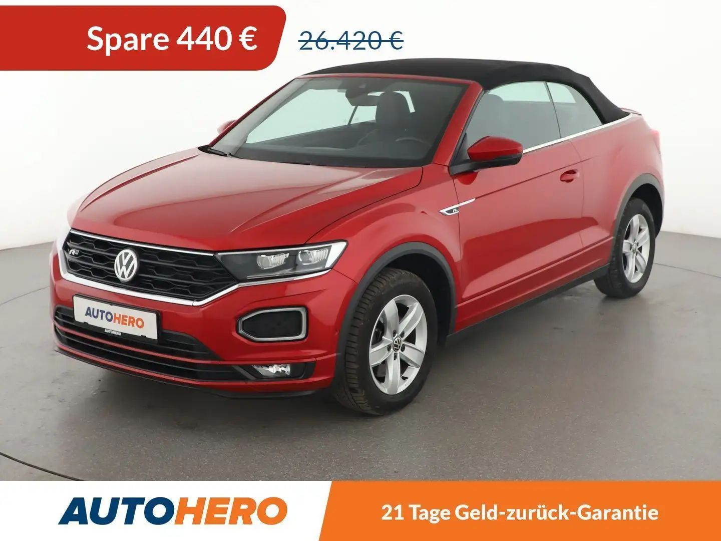Volkswagen T-Roc 1.5 TSI ACT R-Line Aut.*NAVI*LED*ACC*CAM*PDC*SHZ* Rot - 1