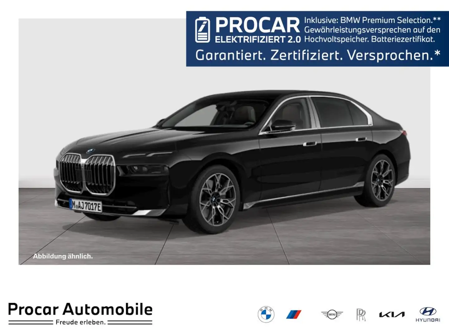 BMW 750 e xDrive PANO ACC 360°KAM RFK NAVI LED DAB Negru - 1