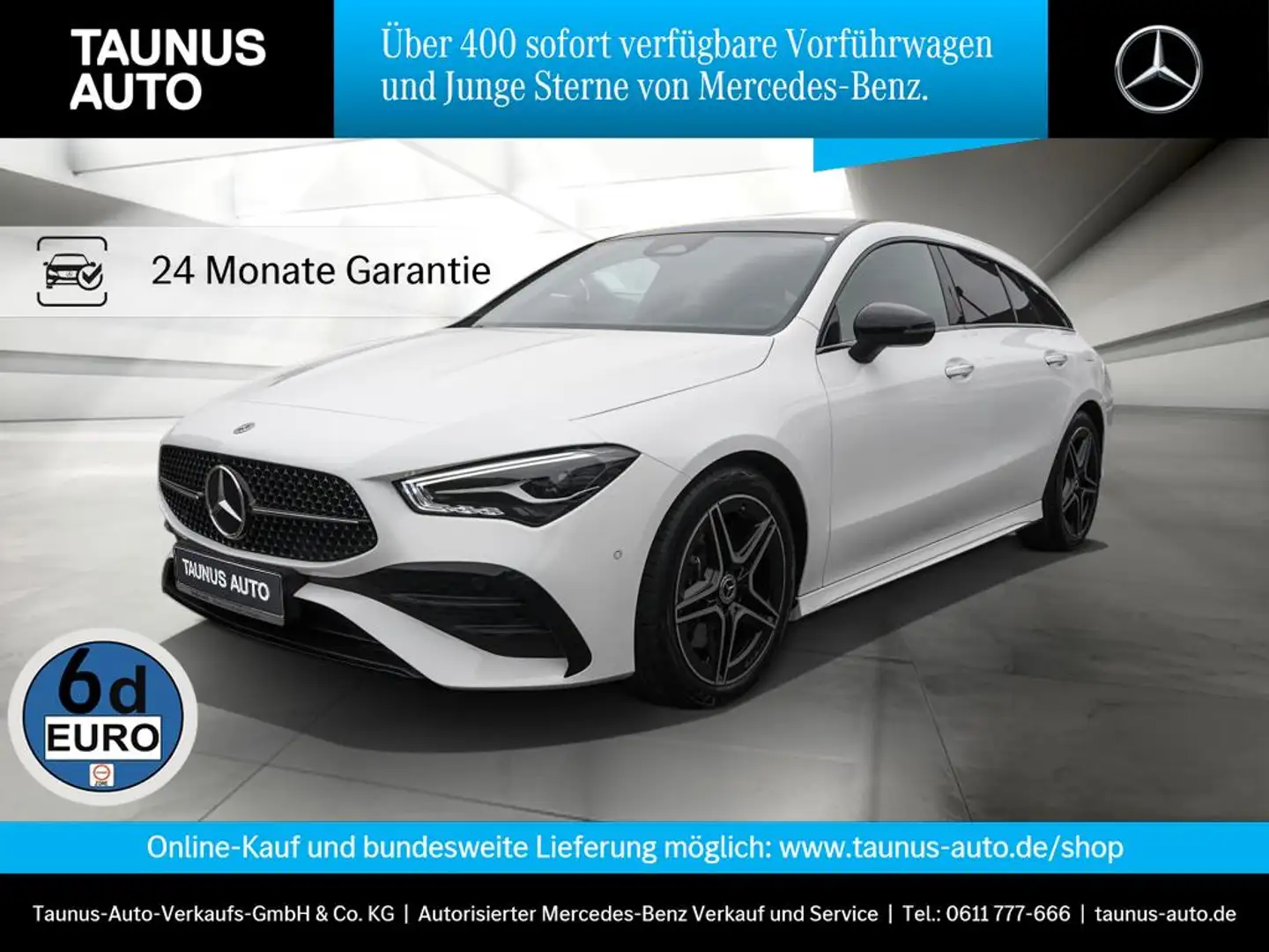 Mercedes-Benz CLA 200 AMG-LINE ADVANCED PLUS PANORAMA NIGHT Blanc - 1