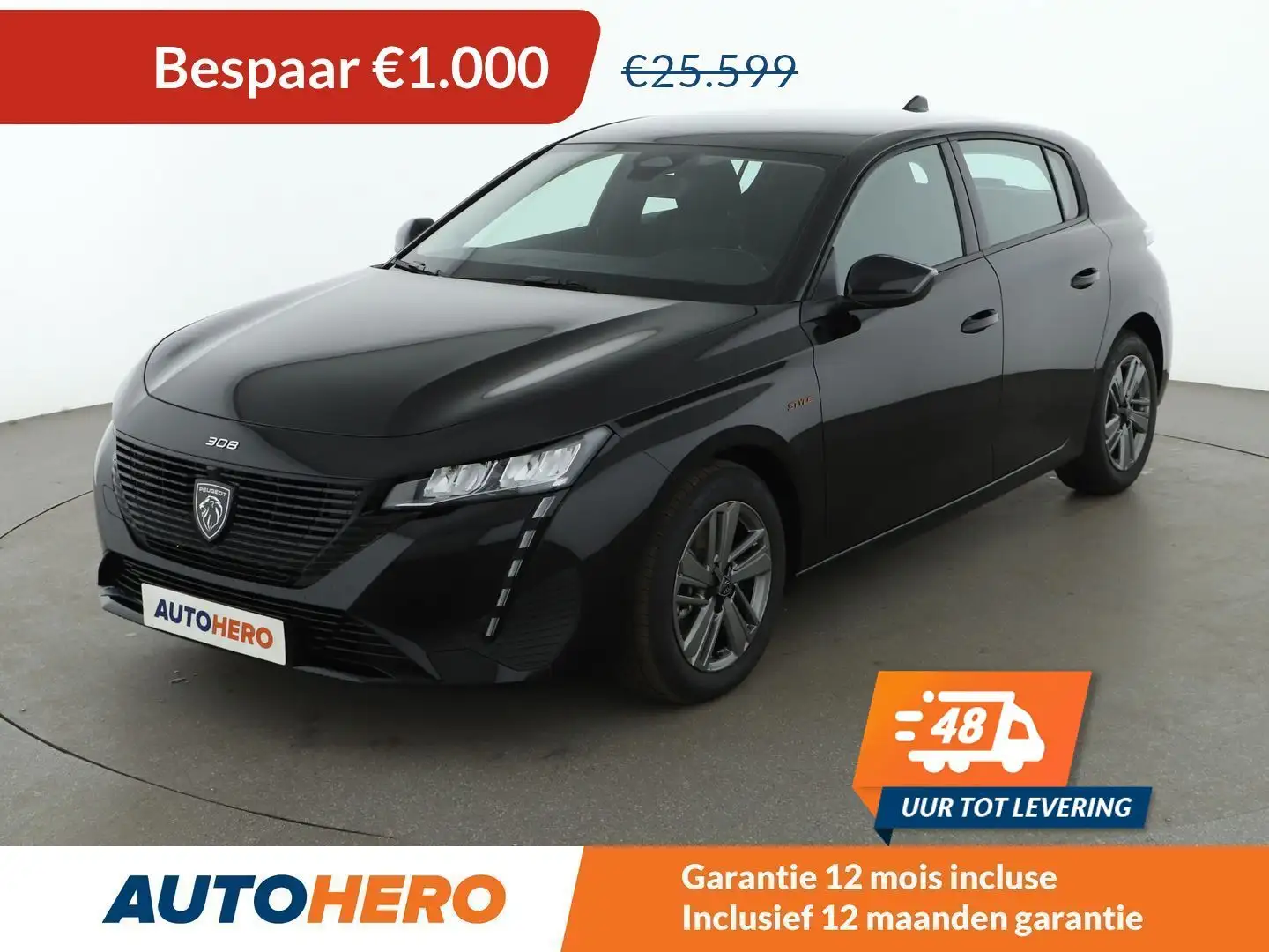 Peugeot 308 1.2 Mild-Hybrid Active Pack Noir - 1