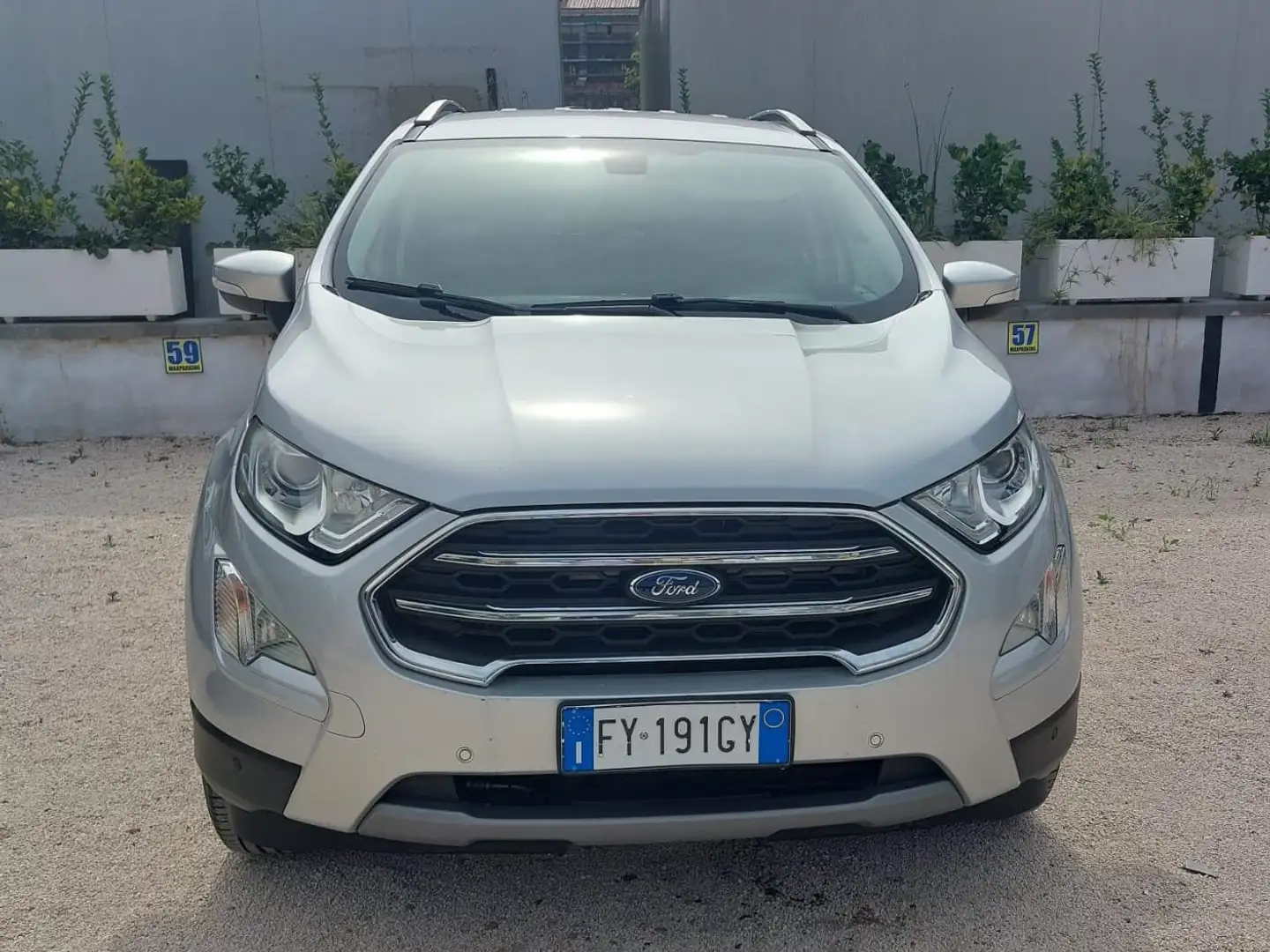 Ford EcoSport EcoSport 2018 1.0 ecoboost Titanium 100cv my19 Argento - 1