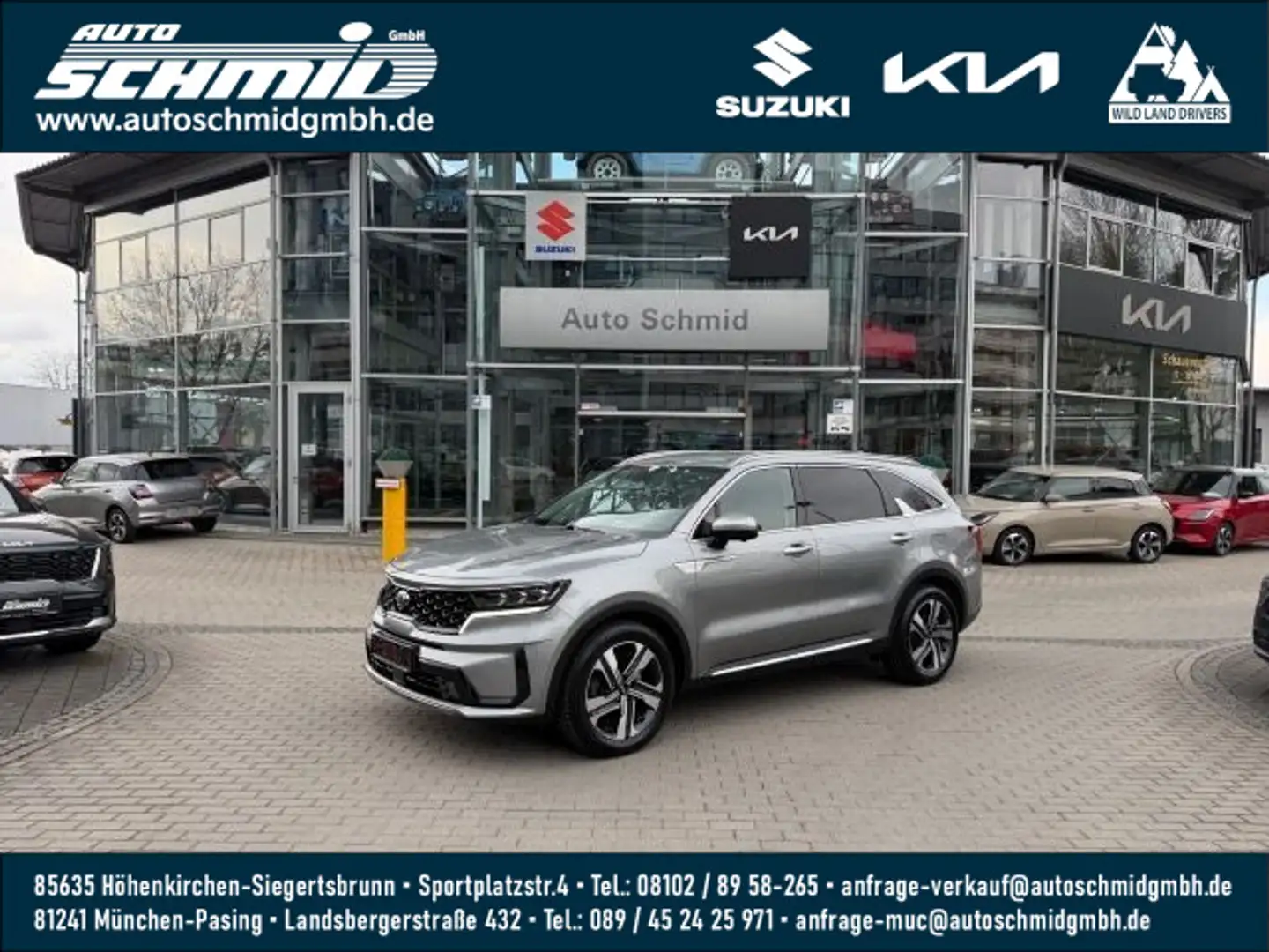 Kia Sorento SORENTO 2.2D AWD AUTOMATIK SPIRIT ASSISTENZ+ AHK Gris - 1