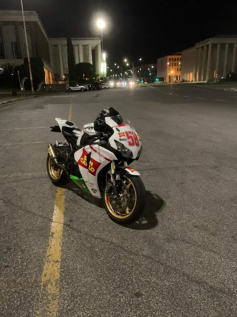 Honda CBR 1000 fireblade Blanc - 2