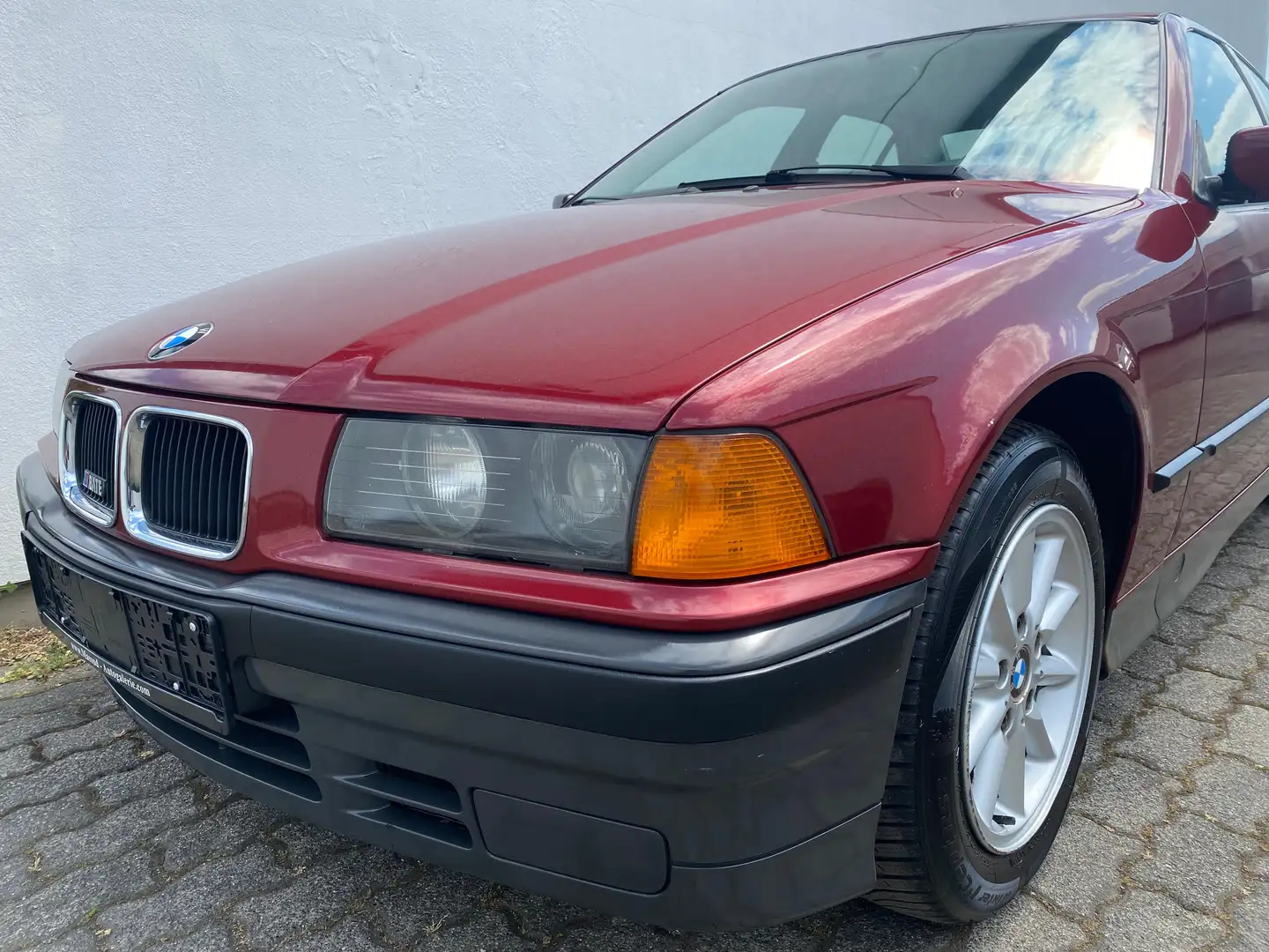 BMW 316 316i Automatik E36 Limosine Original KM 30 Jahre Rot - 2