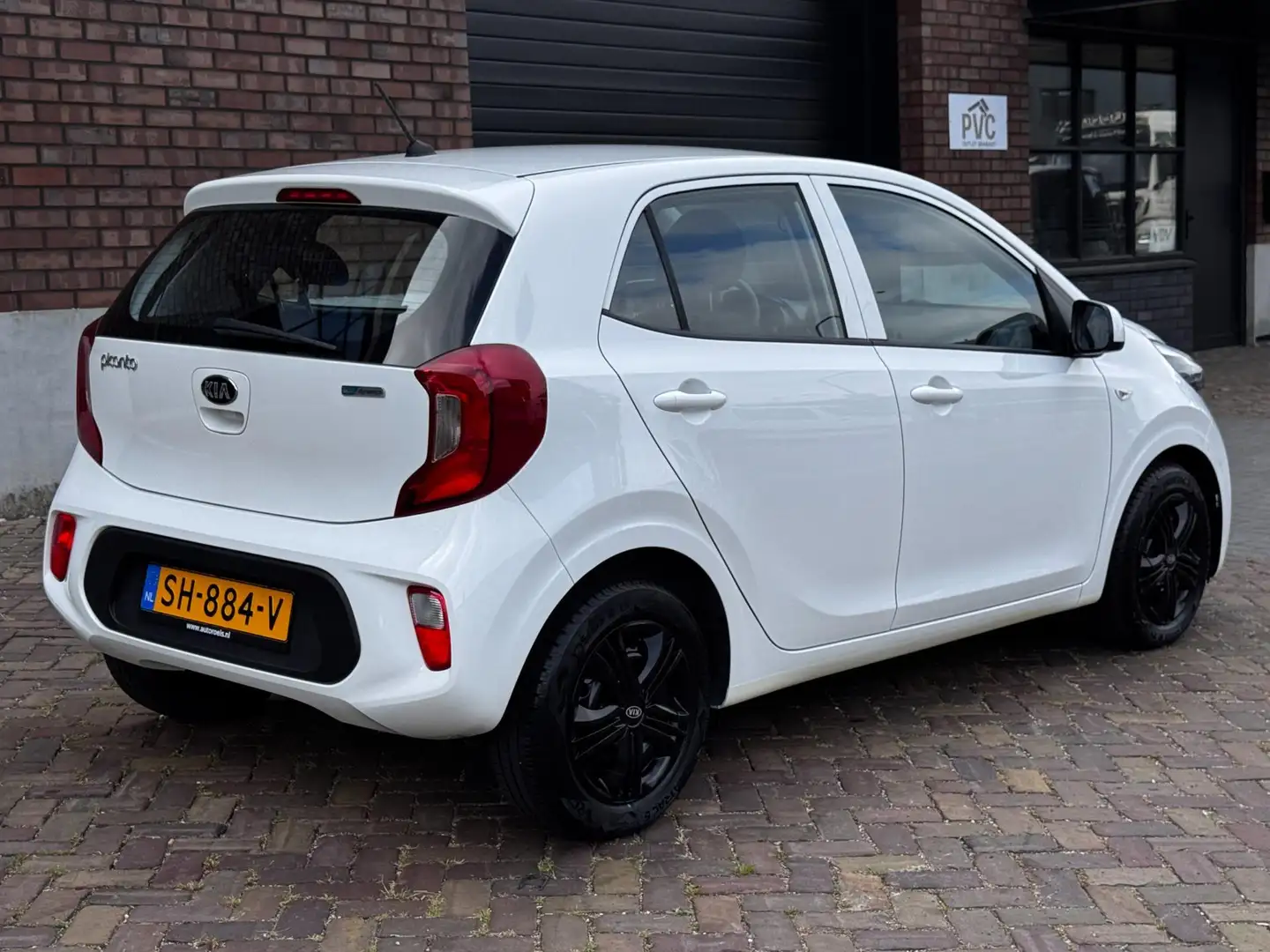 Kia Picanto 1.0 CVVT EconomyPlusLine / Airco / C.V. met Afstan Blanc - 2