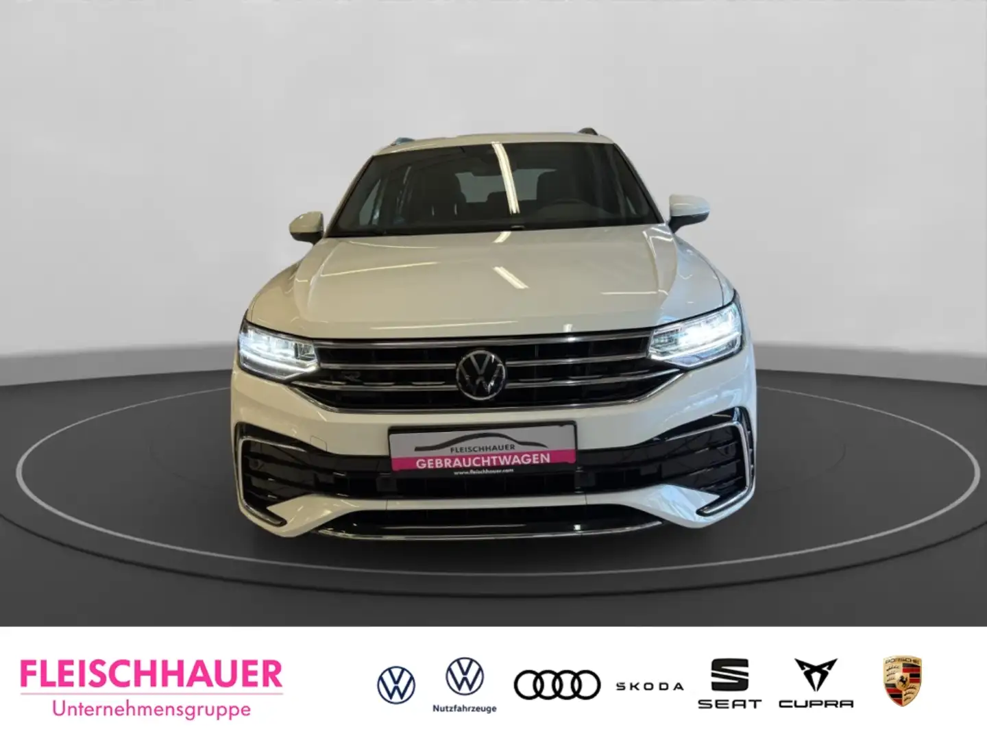 Volkswagen Tiguan R-Line 2.0 TDI Navi+LED+AHK+Kamera+ACC+App-connect Weiß - 2
