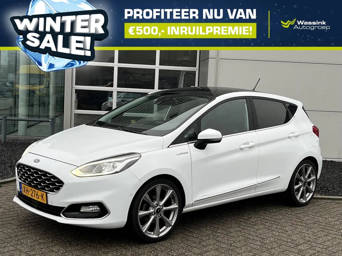 Ford Fiesta 1.0 EcoBoost 125pk Vignale | WINTERSALE | Stoel/ S Blanc - 1