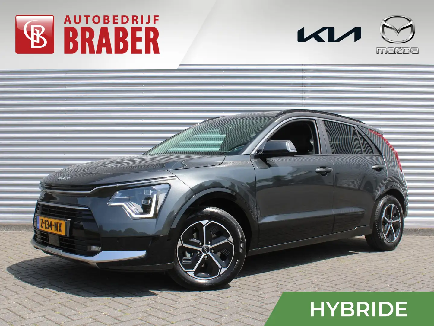 Kia Niro 1.6 GDi Hybrid DynamicPlusLine | Schuif-/kanteldak Grijs - 1